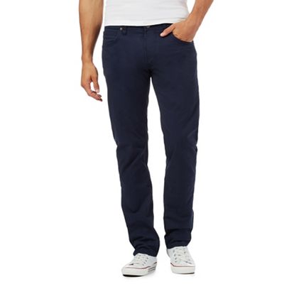 Lee Navy twill regular fit jeans